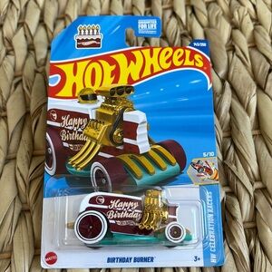 Birthday Burner Treasure Hunt Hot Wheel New 2024 HotWheels Collectible Cake Car